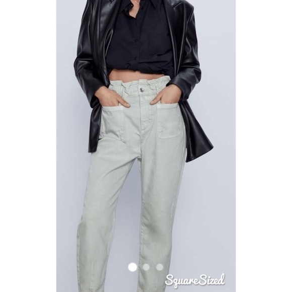 Zara Denim - Zara Paperbag Jeans